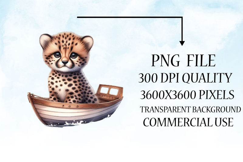 Cute Baby Animals Boat Clipart Bundle 23 - CraftNest - Digital Crafting and Art