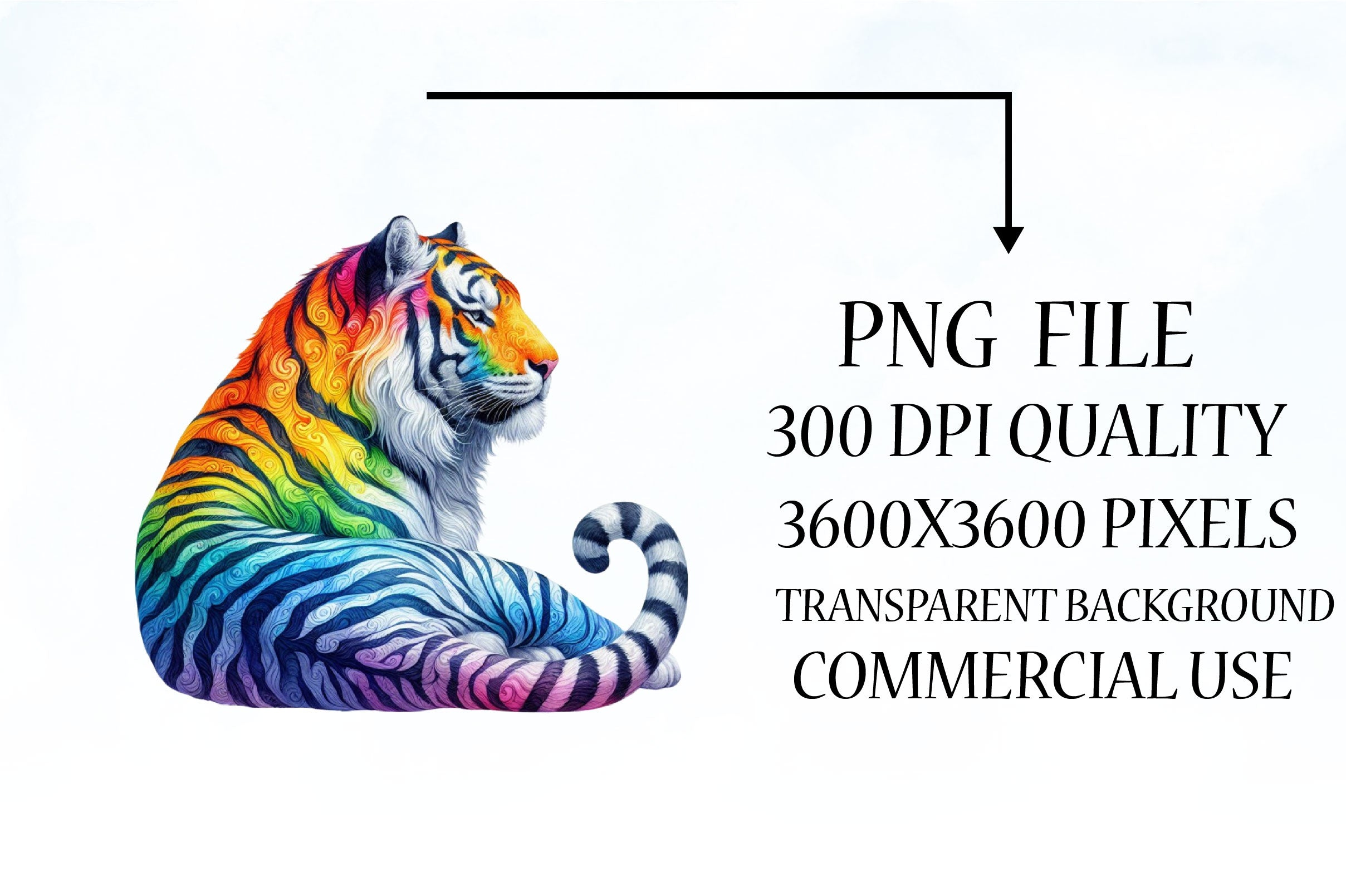 Rainbow Animals Clipart Bundle 5 - CraftNest - Digital Crafting and Art