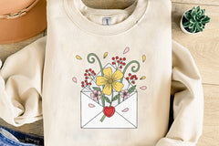Floral Envelope Love Letter Clipart Bundle - CraftNest - Digital Crafting and Art