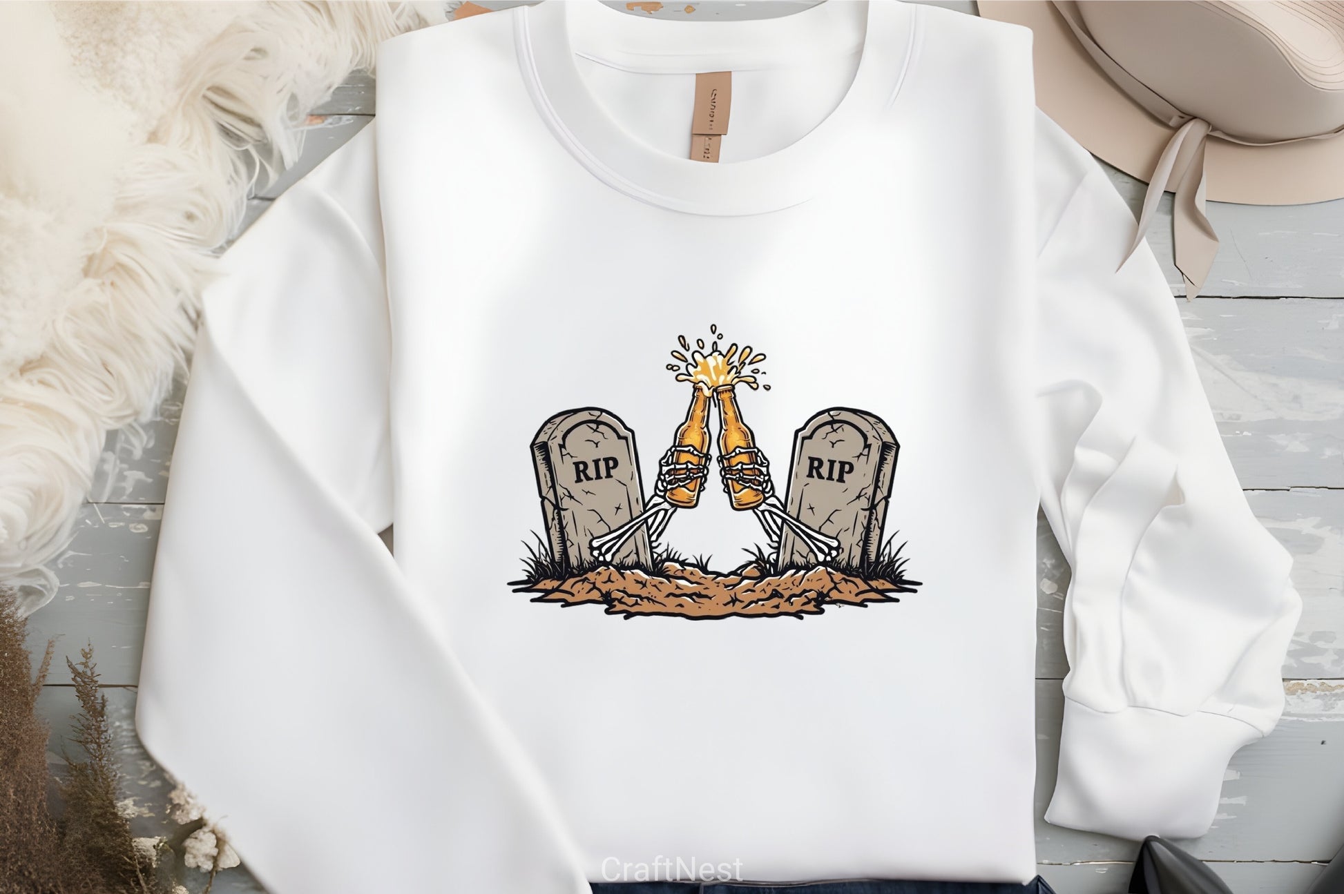 Cheers From The Grave Clipart Bundle - CraftNest - Digital Crafting and Art