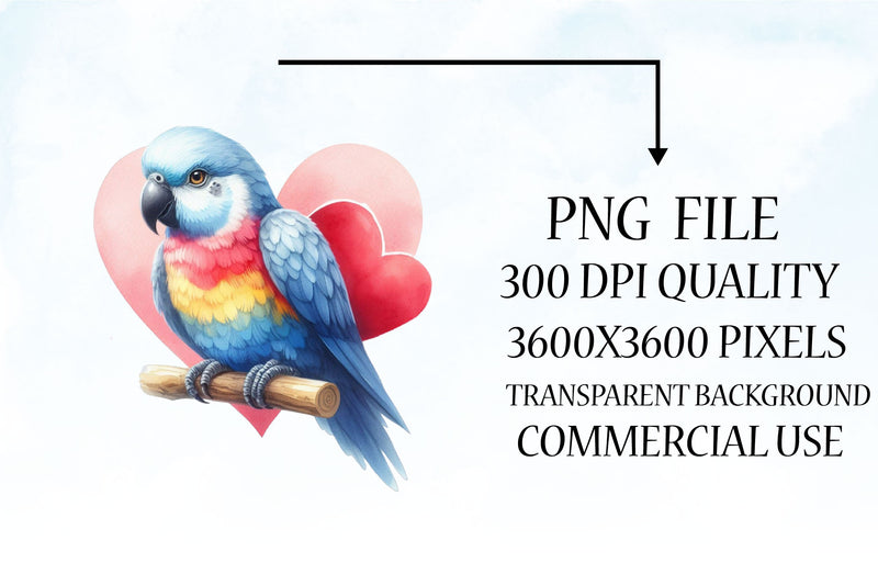 Bird Valentine's Day Clipart Bundle 2 - CraftNest - Digital Crafting and Art