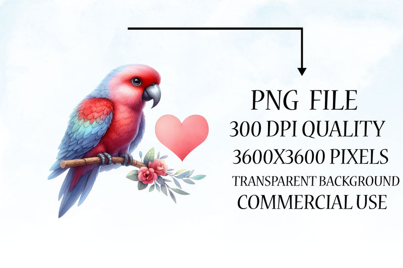 Bird Valentine's Day Clipart Bundle - CraftNest - Digital Crafting and Art
