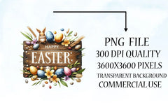 Happy Easter Clipart Bundle 22 - CraftNest - Digital Crafting and Art