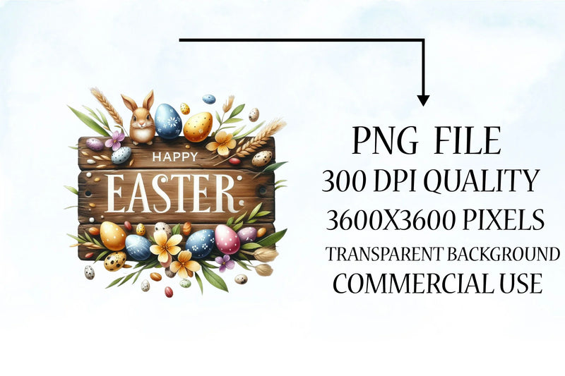 Happy Easter Clipart Bundle 22 - CraftNest - Digital Crafting and Art