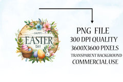 Happy Easter Clipart Bundle 6 - CraftNest - Digital Crafting and Art