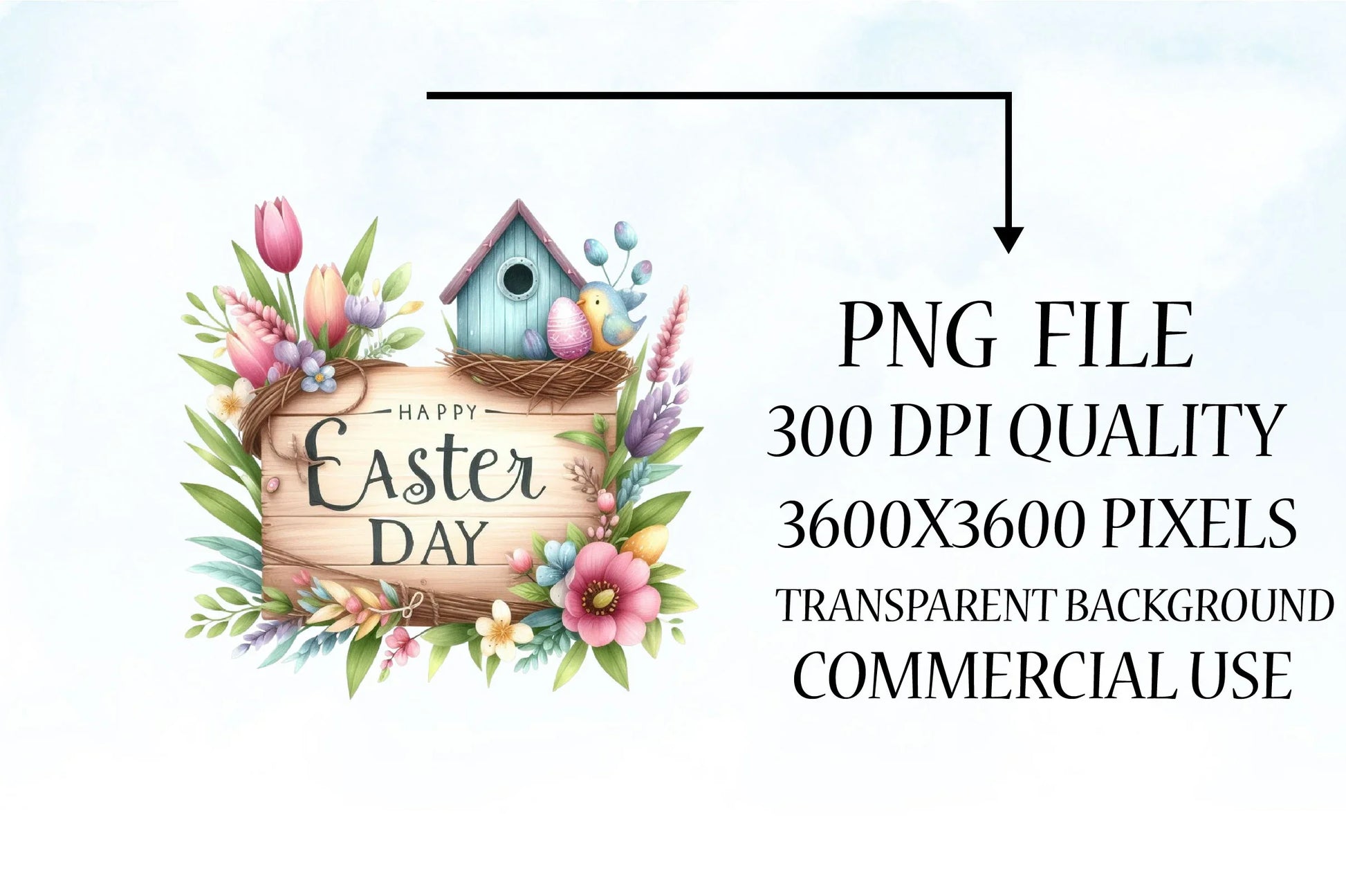 Happy Easter Clipart Bundle 14 - CraftNest - Digital Crafting and Art