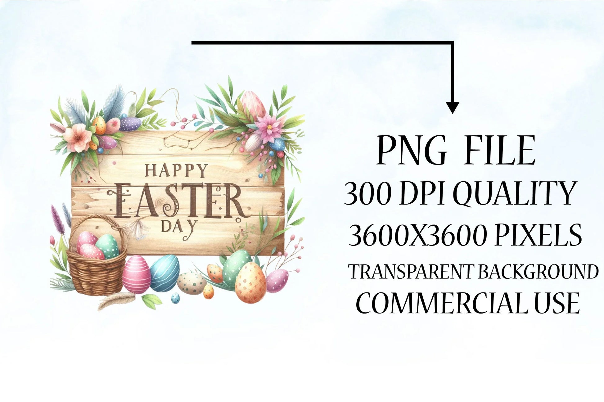 Happy Easter Clipart Bundle 23 - CraftNest - Digital Crafting and Art