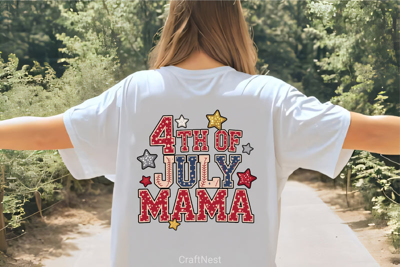 Fourth of July Patriotic Baseball Stars Clipart Bundle - CraftNest - Digital Crafting and Art