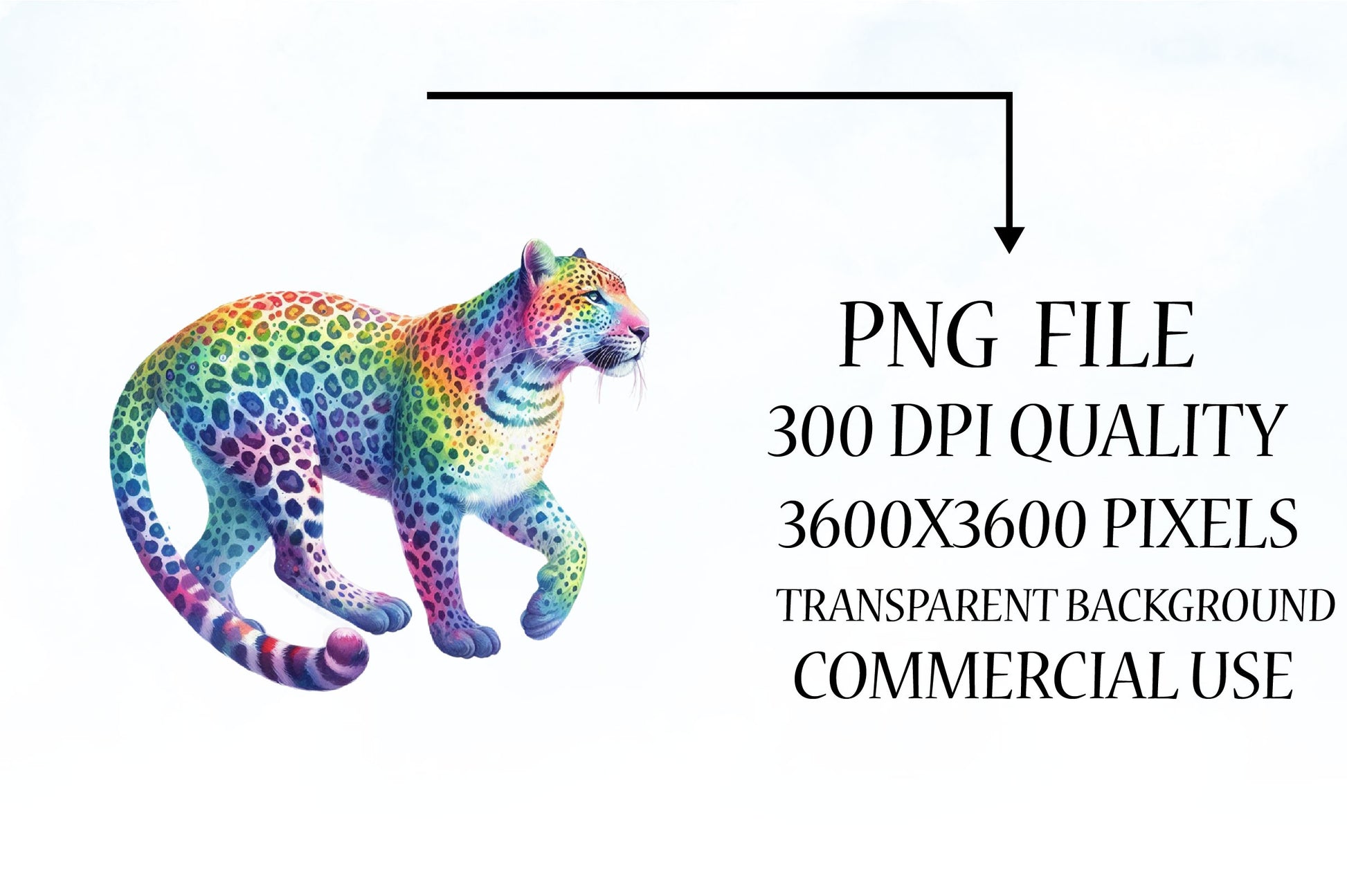 Rainbow Animals Clipart Bundle 18 - CraftNest - Digital Crafting and Art