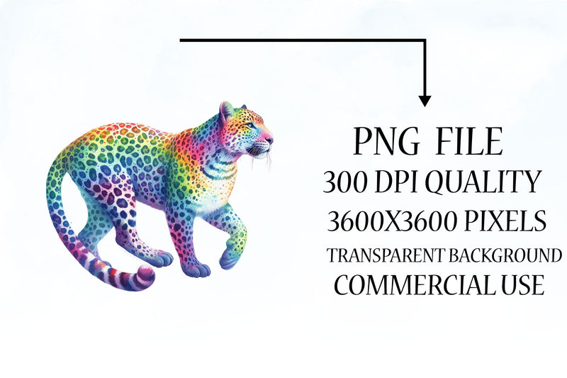 Rainbow Animals Clipart Bundle 18 - CraftNest - Digital Crafting and Art