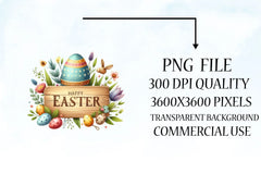 Happy Easter Clipart Bundle 11 - CraftNest - Digital Crafting and Art