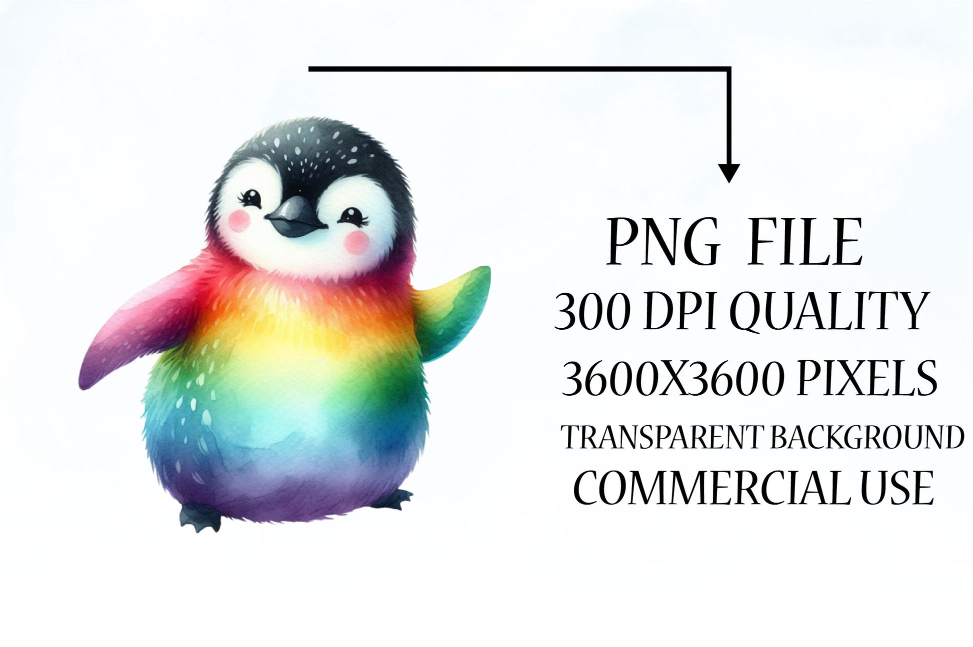 Rainbow Animals Clipart - CraftNest - Digital Crafting and Art