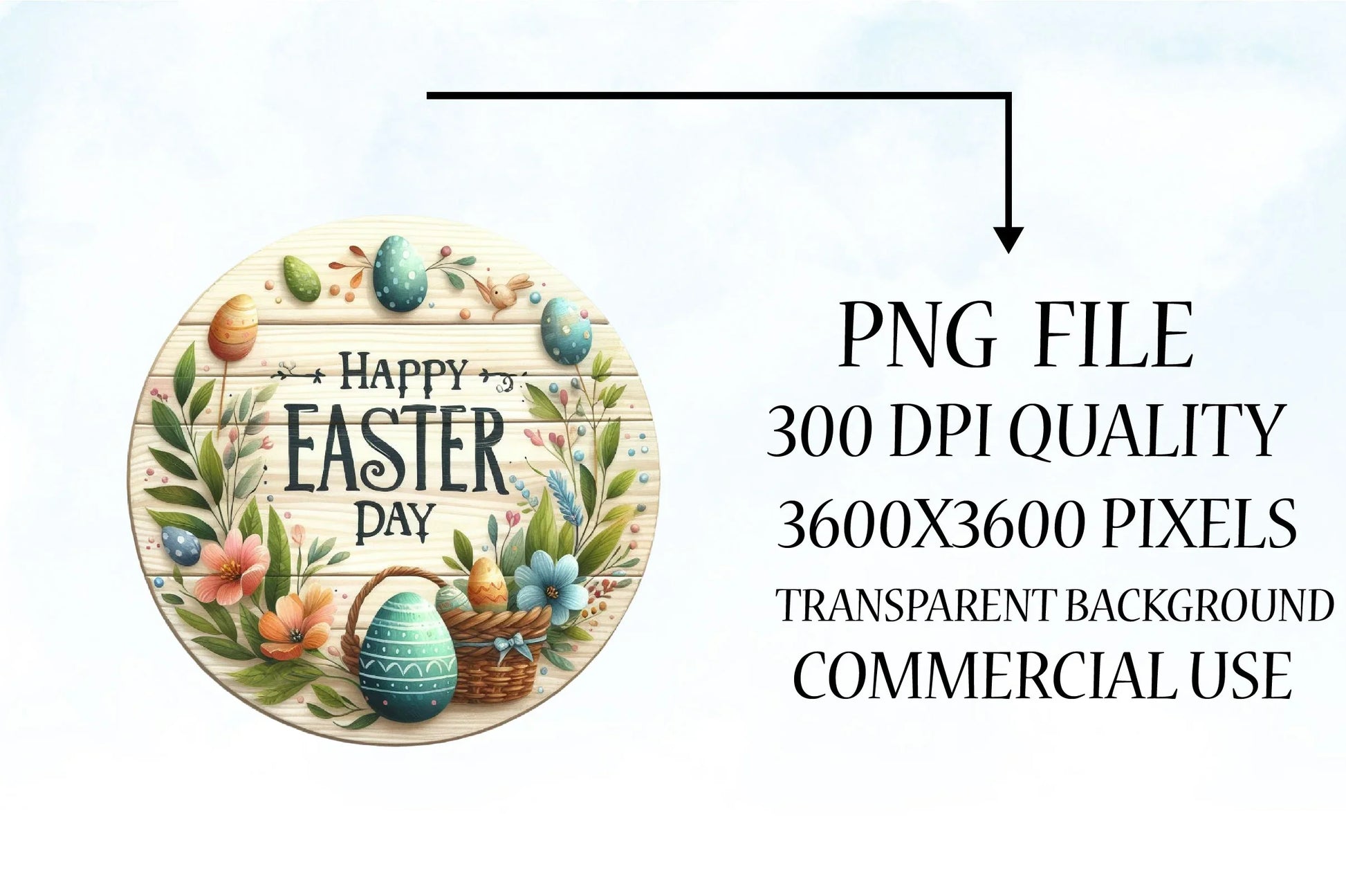 Happy Easter Clipart Bundle 13 - CraftNest - Digital Crafting and Art