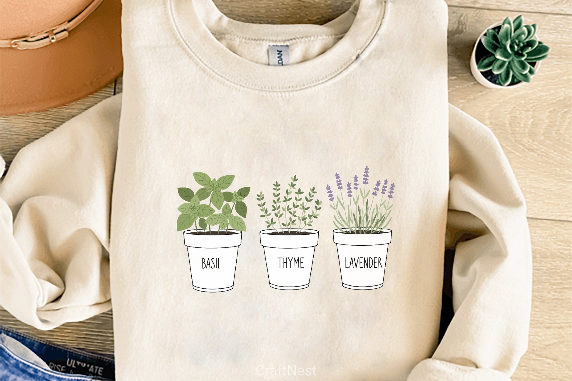 Potted Herbs Clipart Bundle - CraftNest - Digital Crafting and Art