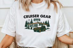 Cruiser Gear Garage T Shirt Design Bundle - CraftNest - Digital Crafting and Art