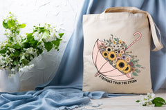 Stronger Than The Storm T-Shirt Design Bundle - CraftNest - Digital Crafting and Art