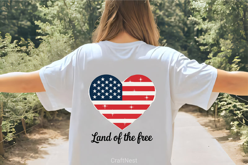 American Flag Heart Clipart Bundle 2 - CraftNest - Digital Crafting and Art