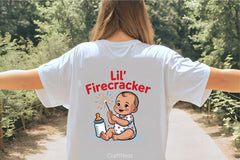 Baby Firecracker 4th of July Clipart Bundle - CraftNest - Digital Crafting and Art