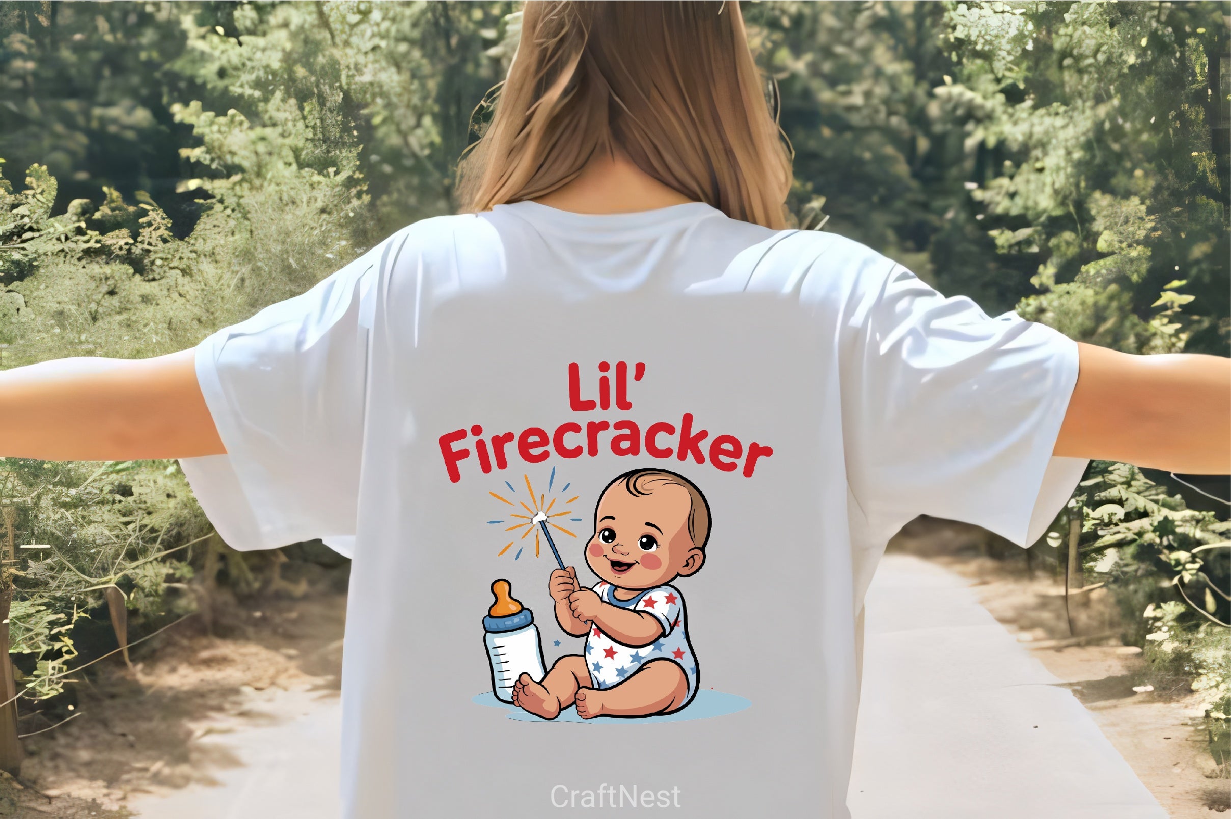 Baby Firecracker 4th of July Clipart Bundle - CraftNest - Digital Crafting and Art