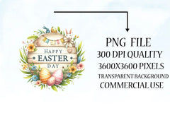 Easter Day Board Clipart Bundle 1 - CraftNest - Digital Crafting and Art