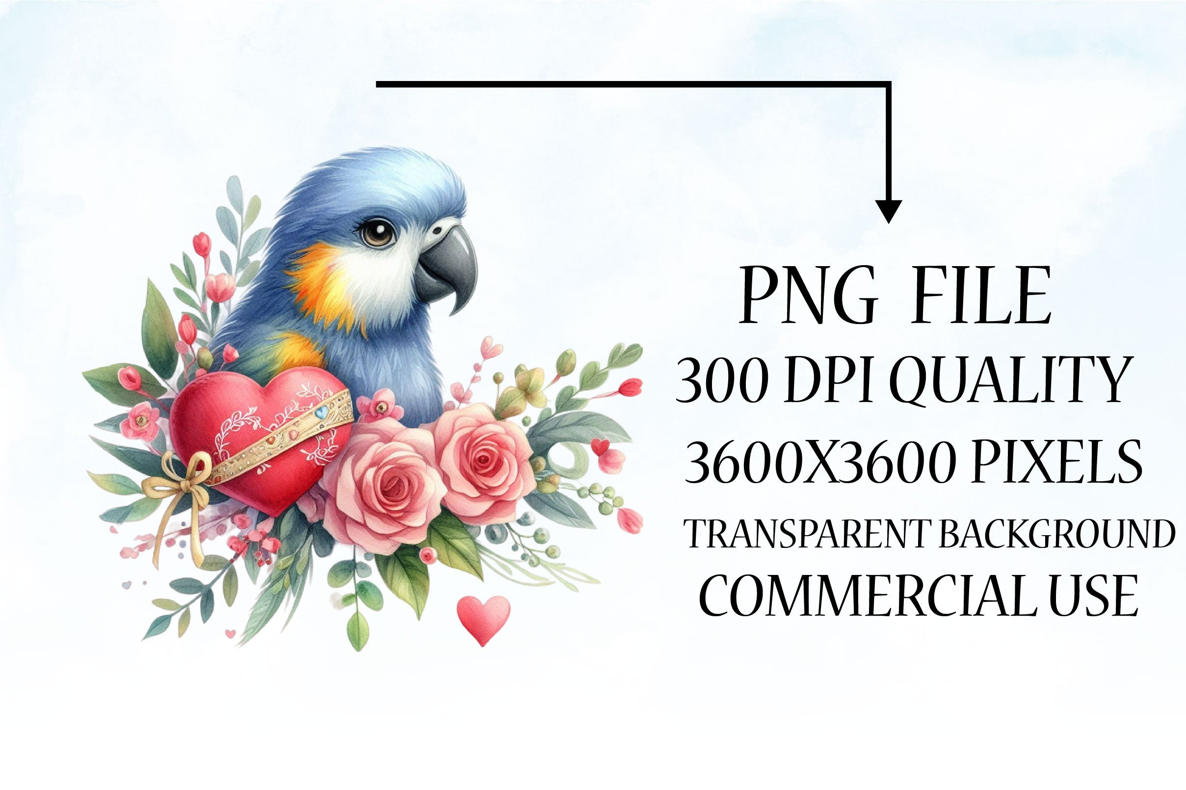Bird Valentines Clipart Bundle 8 - CraftNest - Digital Crafting and Art
