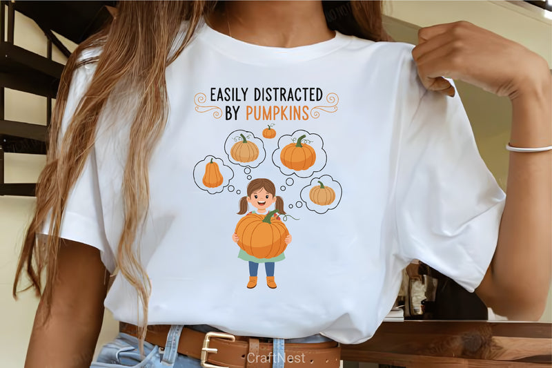 Easily Distracted Pumpkins Clipart Bundle - CraftNest - Digital Crafting and Art