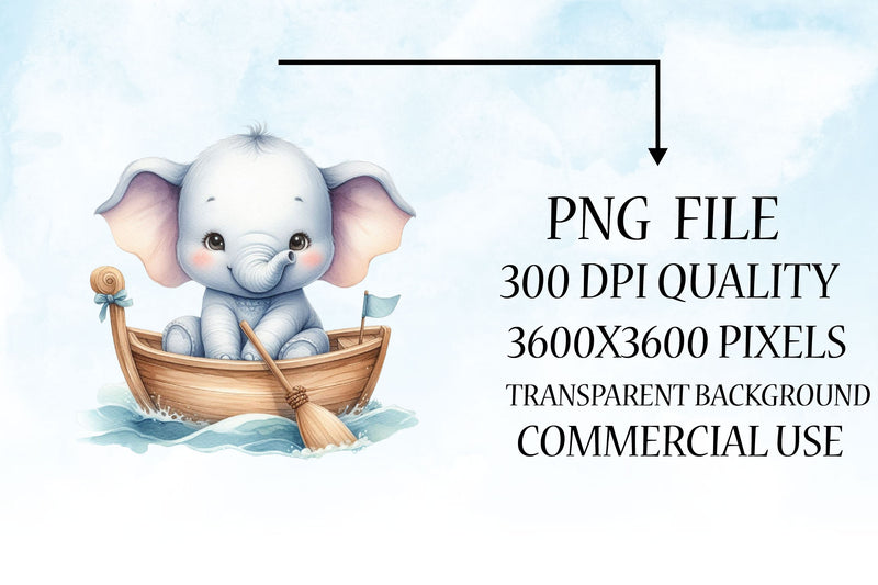 Cute Baby Animals Boat Clipart Bundle 2 - CraftNest - Digital Crafting and Art