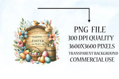 Happy Easter Clipart Bundle 9 - CraftNest - Digital Crafting and Art