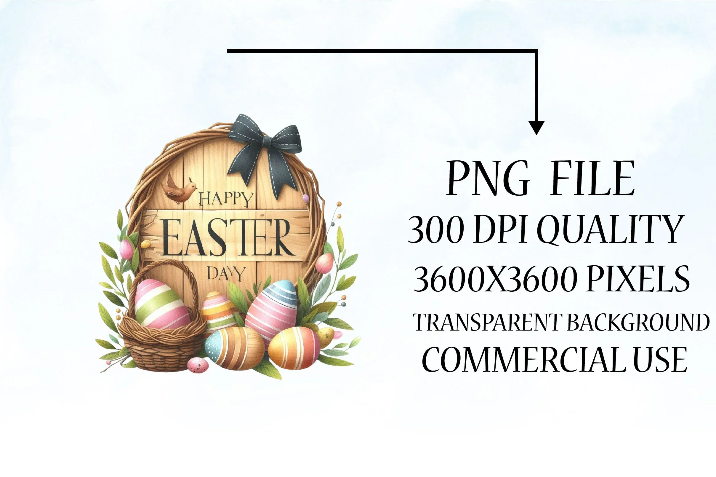 Happy Easter Clipart Bundle 8 - CraftNest - Digital Crafting and Art