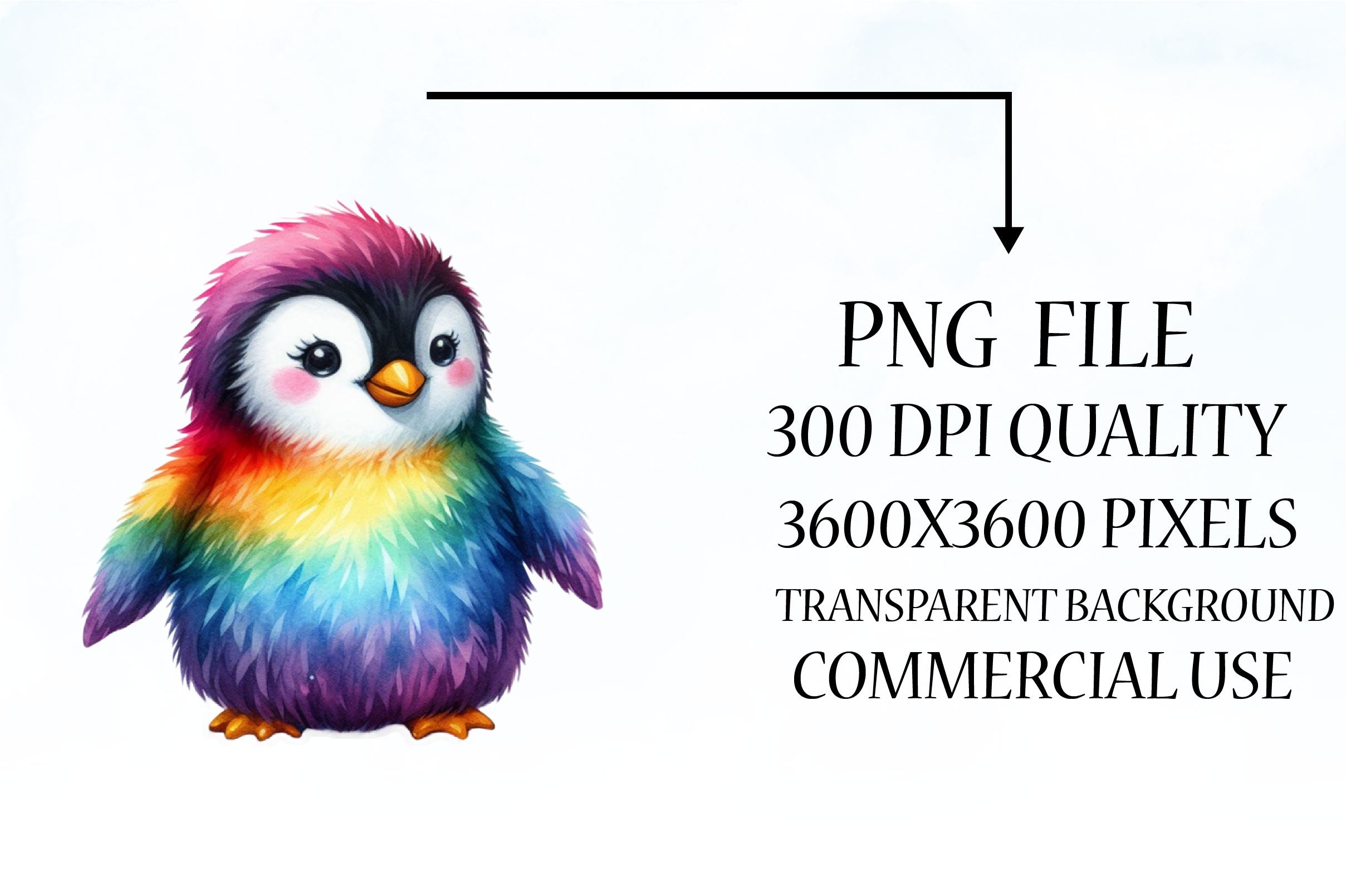 Rainbow Animals Clipart Bundle 19 - CraftNest - Digital Crafting and Art