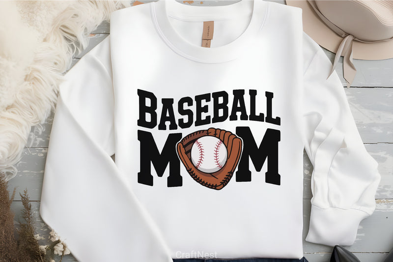 Baseball Mom Clipart Bundle - CraftNest - Digital Crafting and Art