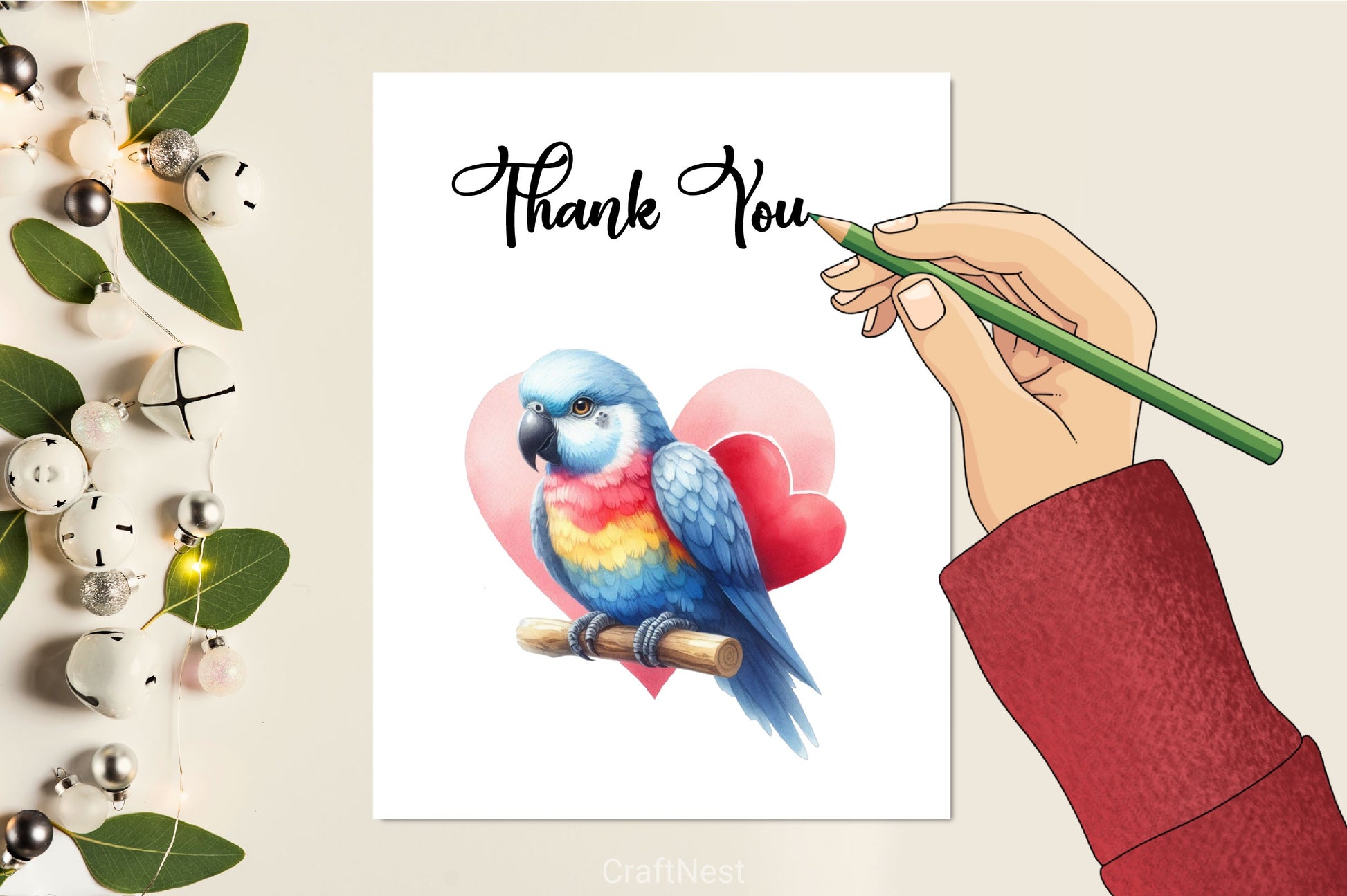 Bird Valentine's Day Clipart Bundle 2 - CraftNest - Digital Crafting and Art