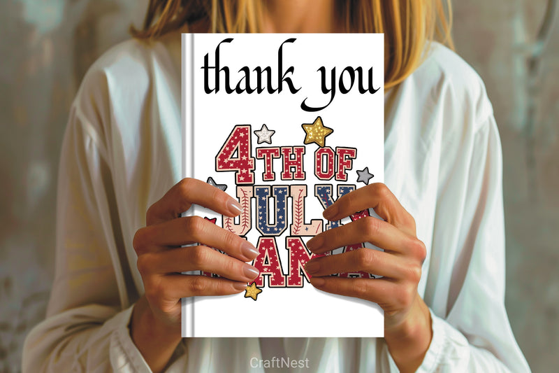 Fourth of July Patriotic Baseball Stars Clipart Bundle - CraftNest - Digital Crafting and Art