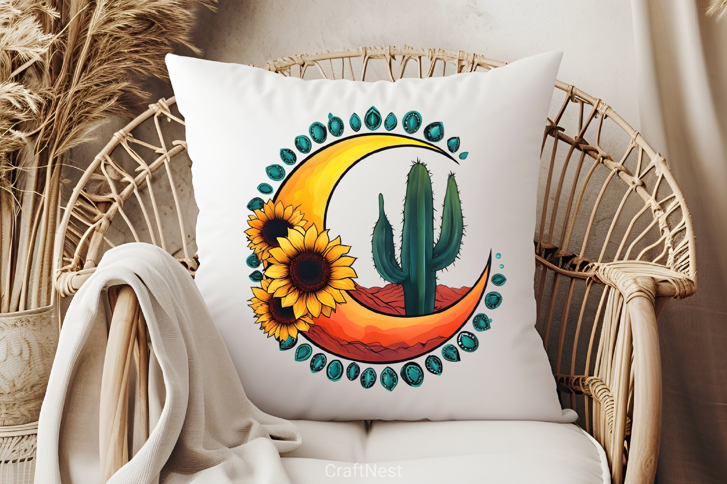 Western Crescent Clipart Bundle - CraftNest - Digital Crafting and Art