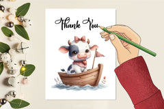 Cute Baby Animals Boat Clipart Bundle 24 - CraftNest - Digital Crafting and Art