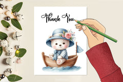 Cute Baby Animals Boat Clipart Bundle 28 - CraftNest - Digital Crafting and Art