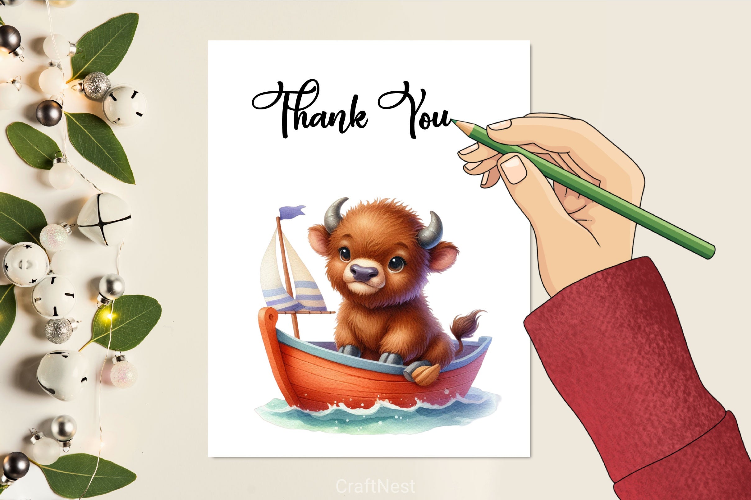 Cute Baby Animals Boat Clipart Bundle - CraftNest - Digital Crafting and Art