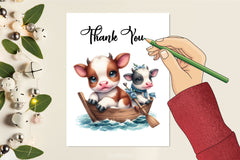 Cute Baby Animals Boat Clipart Bundle 17 - CraftNest - Digital Crafting and Art