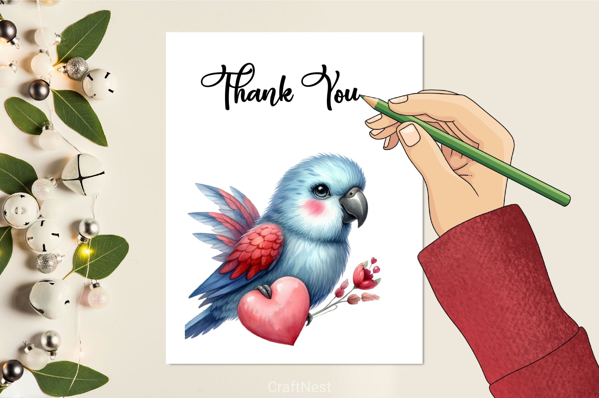 Bird Valentines Clipart Bundle 9 - CraftNest - Digital Crafting and Art