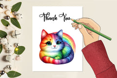 Rainbow Animals Clipart Set 2 - CraftNest - Digital Crafting and Art