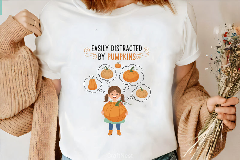 Easily Distracted Pumpkins Clipart Bundle - CraftNest - Digital Crafting and Art