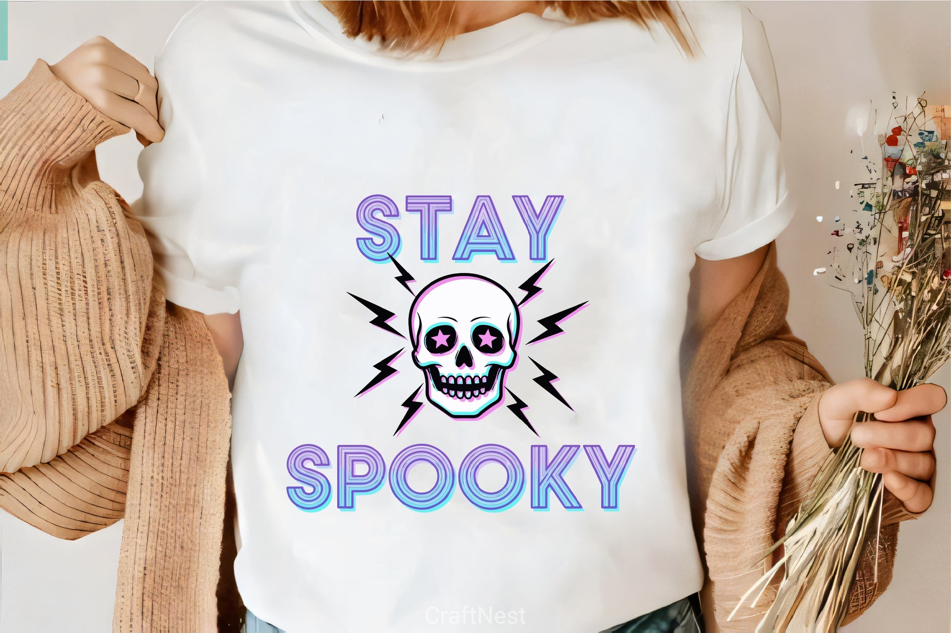 Stay Spooky Skull Clipart Bundle - CraftNest - Digital Crafting and Art