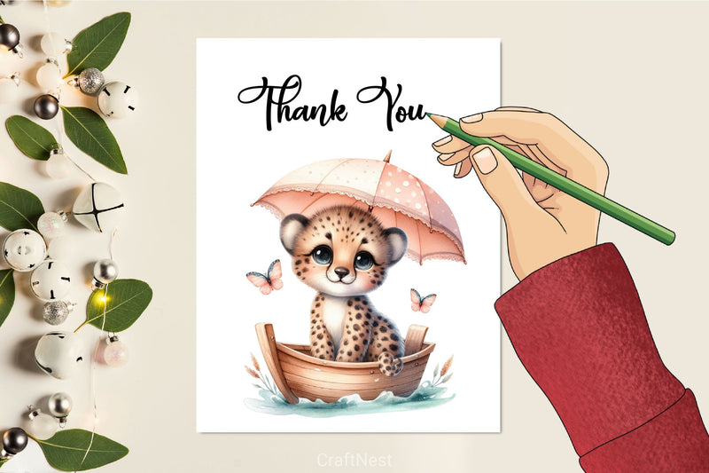 Cute Baby Animals Boat Clipart Bundle 25 - CraftNest - Digital Crafting and Art