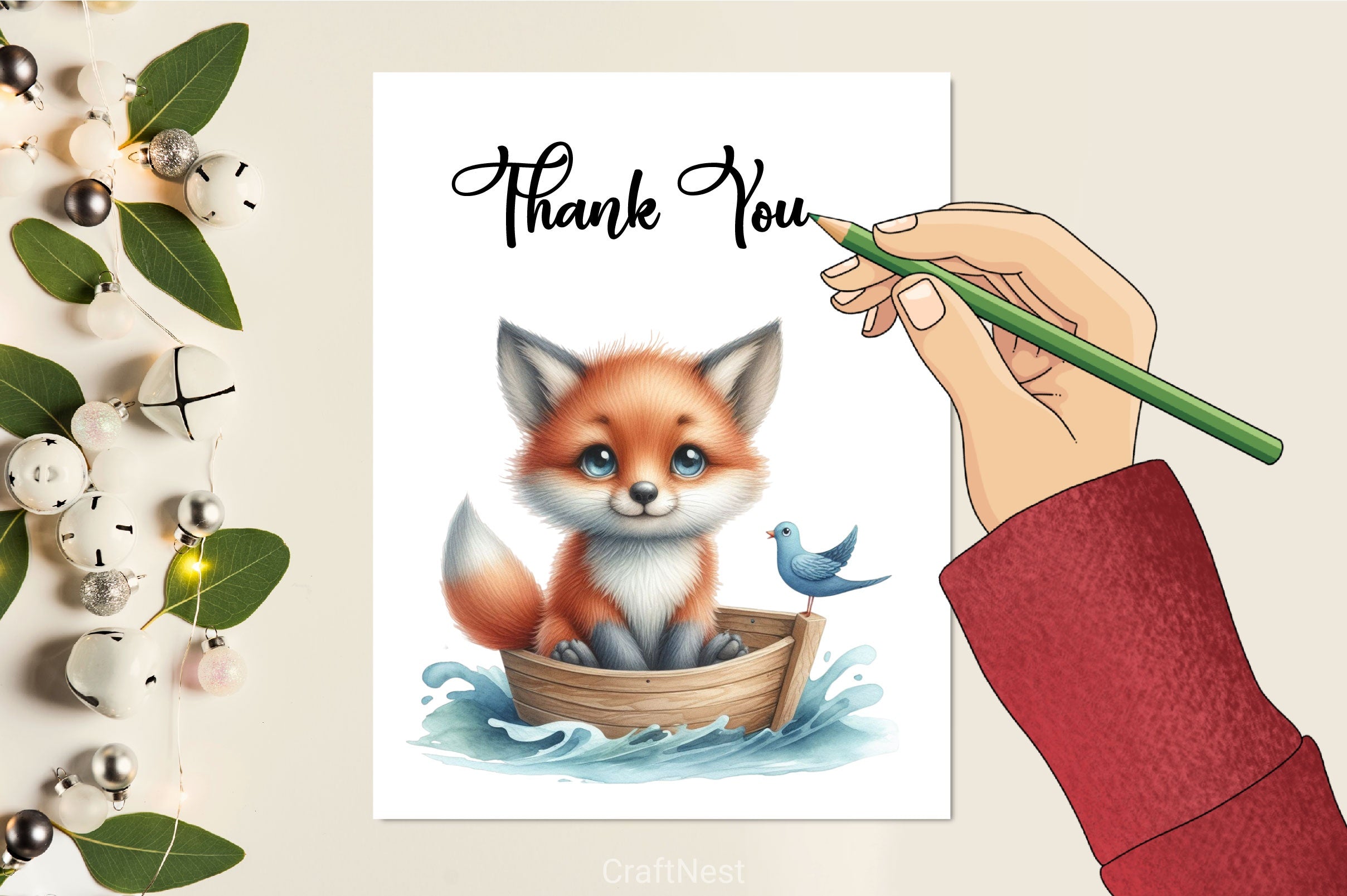 Cute Baby Animals Boat Clipart Bundle 1 - CraftNest - Digital Crafting and Art