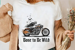 Bone To Be Wild Skeleton Biker Clipart Bundle 2 - CraftNest - Digital Crafting and Art