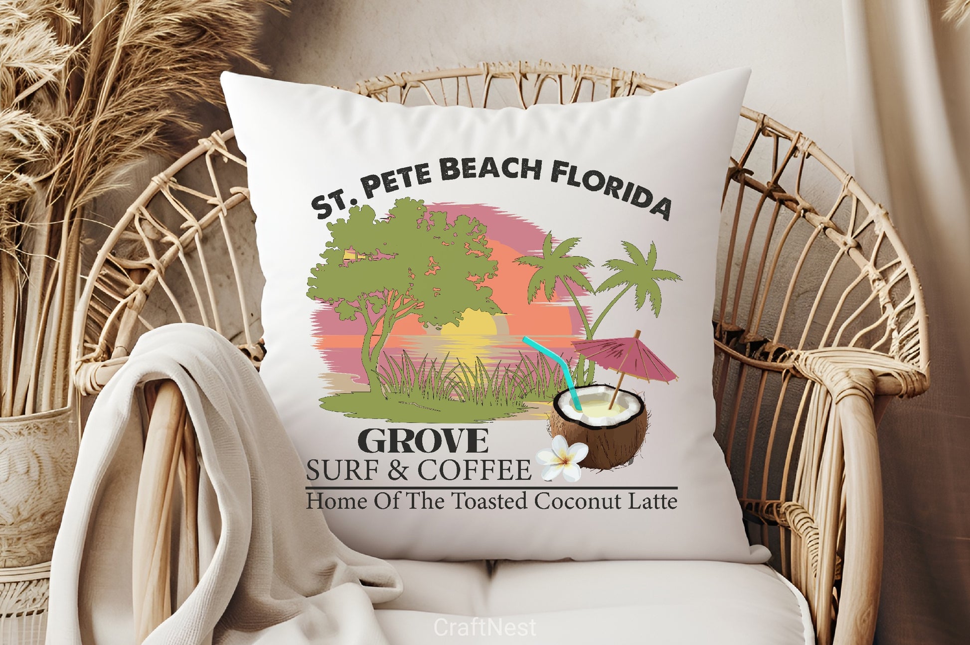 Surf & Coffee T Shirt Design Bundle - CraftNest - Digital Crafting and Art