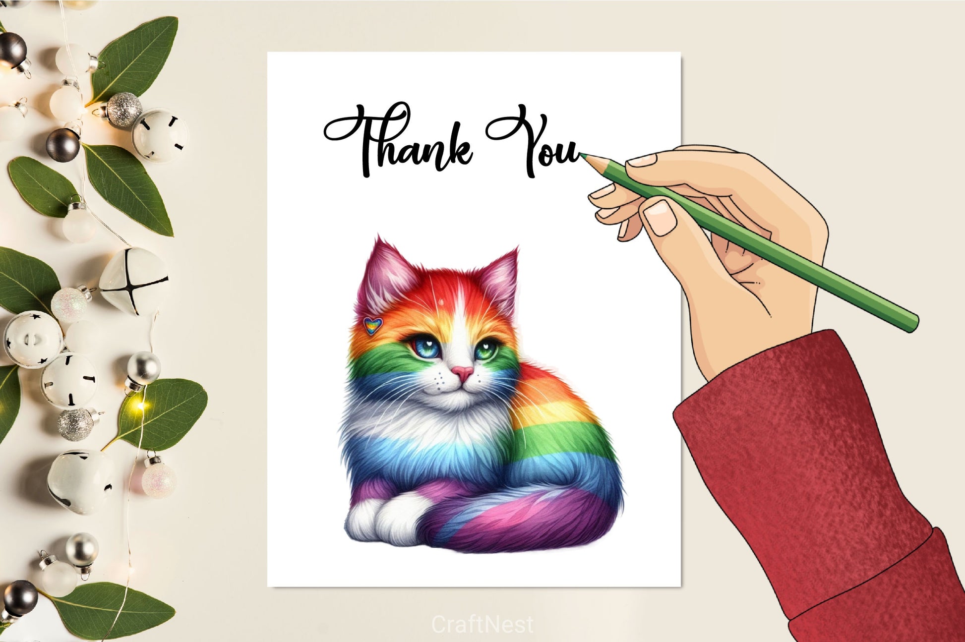 Rainbow Animals Clipart Set 6 - CraftNest - Digital Crafting and Art