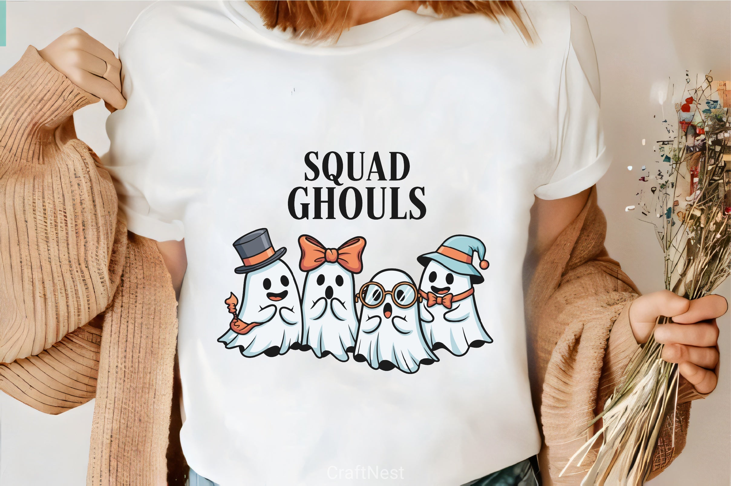 Squad Ghouls Ghost Clipart Bundle - CraftNest - Digital Crafting and Art