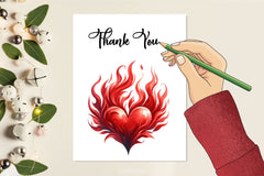 Flaming Heart Clipart Bundle 12 - CraftNest - Digital Crafting and Art