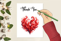 Flaming Heart Clipart Bundle 4 - CraftNest - Digital Crafting and Art